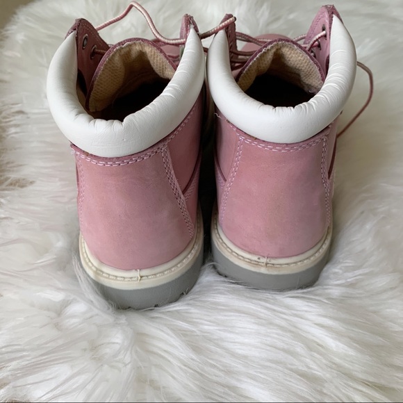 Timberland Classic Nellie Lace-up Pink Boot - Picture 3 of 8